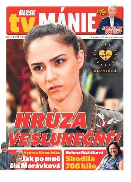 E-magazín Blesk Tv manie - 5.12.2020 - CZECH NEWS CENTER a. s.