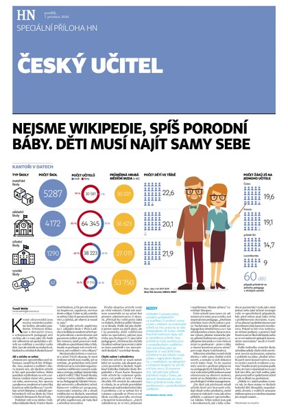 E-magazín HN 235 - 07.12.2020 Český učitel - Economia, a.s.
