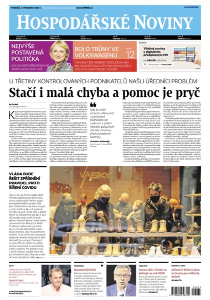 E-magazín HN 235 - 07.12.2020 - Economia, a.s.