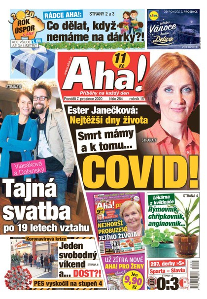 E-magazín AHA! - 7.12.2020 - CZECH NEWS CENTER a. s.