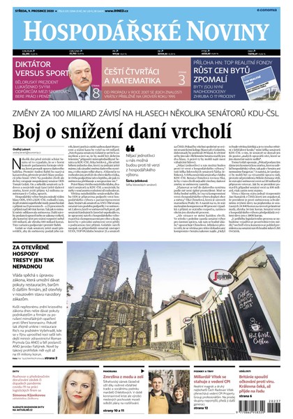 E-magazín HN 237 - 09.12.2020 - Economia, a.s.