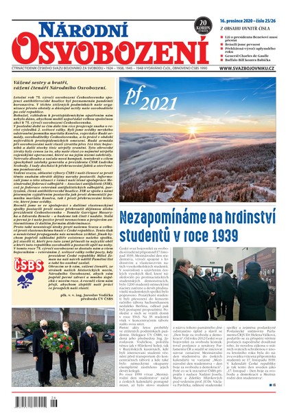 E-magazín Národní Osvobození 25-26/2020 - Vydavatelství MAC