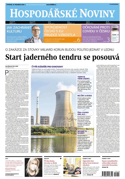 E-magazín HN 238 - 10.12.2020 - Economia, a.s.
