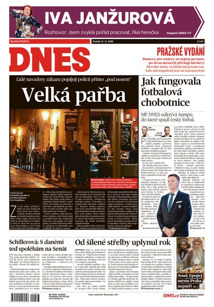 E-magazín MF DNES - 10.12.2020 - MAFRA, a.s.