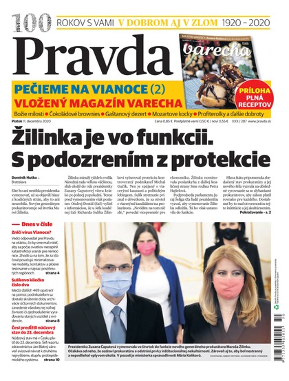 E-magazín Denník Pravda 11. 12. 2020 - OUR MEDIA SR a. s.