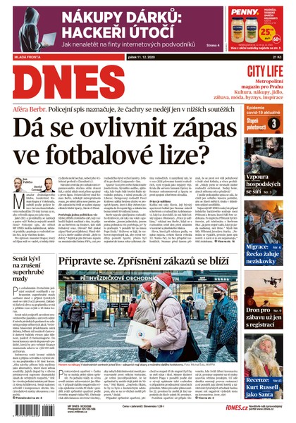 E-magazín MF DNES - 11.12.2020 - MAFRA, a.s.