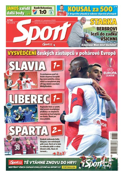 E-magazín Sport - 12.12.2020 - CZECH NEWS CENTER a. s.