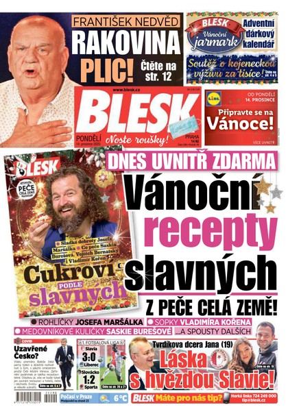 E-magazín Blesk - 14.12.2020 - CZECH NEWS CENTER a. s.
