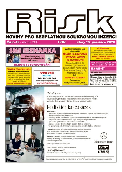 E-magazín Risk 49/2020 - Risk