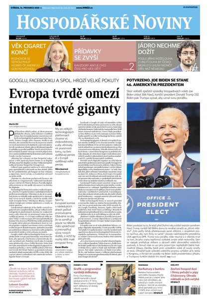 E-magazín HN 242 - 16.12.2020 - Economia, a.s.