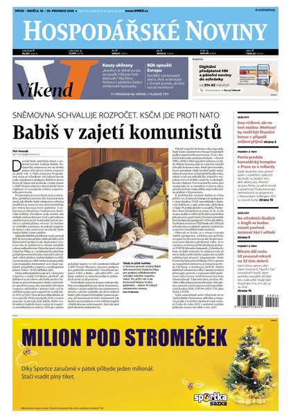 E-magazín HN 244 - 18.12.2020 - Economia, a.s.