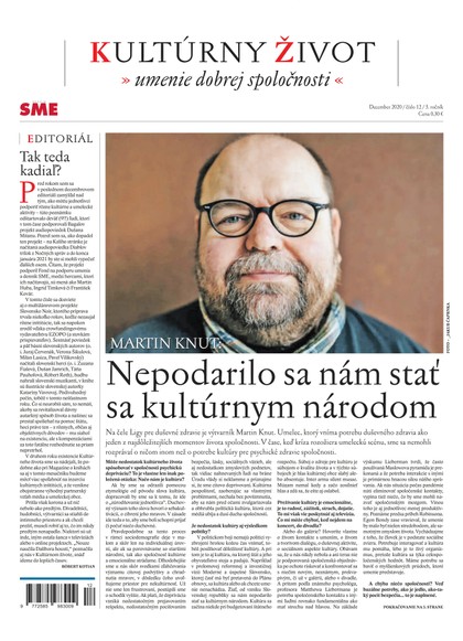 E-magazín SME Kultúrny život 18-12-2020 - Petit Press, a.s. 