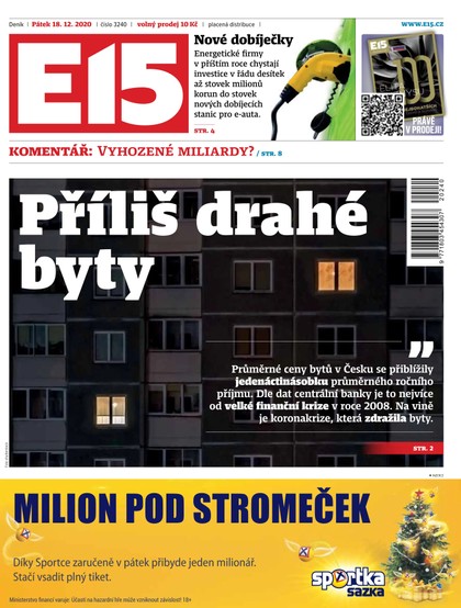 E-magazín E15 - 18.12.2020 - CZECH NEWS CENTER a. s.