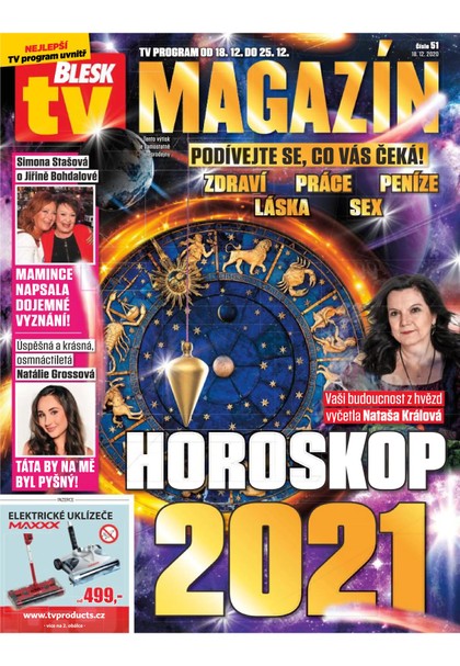 E-magazín Příloha Blesk Tv magazín - 18.12.2020 - CZECH NEWS CENTER a. s.