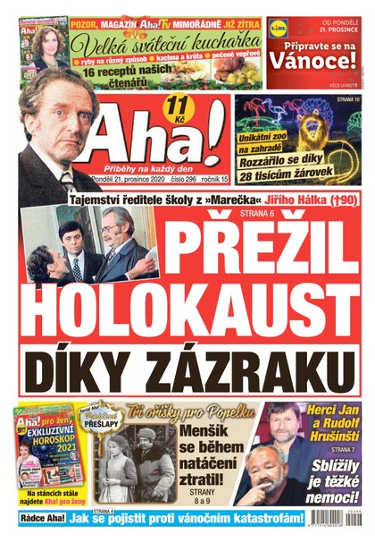 E-magazín AHA! - 21.12.2020 - CZECH NEWS CENTER a. s.