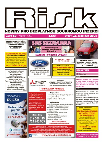 E-magazín Risk 50/2020 - Risk