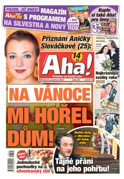 E-magazín AHA! - 30.12.2020 - CZECH NEWS CENTER a. s.