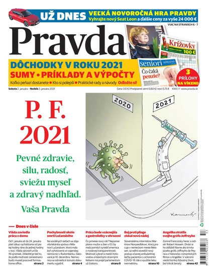 E-magazín Denník Pravda 2. 1. 2021 - OUR MEDIA SR a. s.