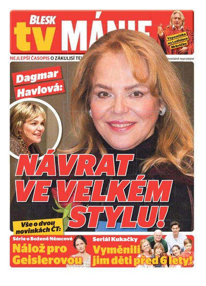 E-magazín Blesk Tv manie - 2.1.2021 - CZECH NEWS CENTER a. s.