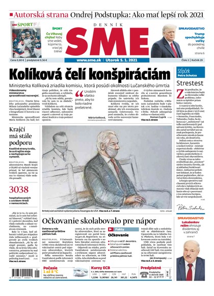 E-magazín SME 5-1-2021 - Petit Press, a.s. 