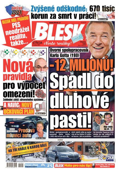 E-magazín Blesk - 6.1.2021 - CZECH NEWS CENTER a. s.