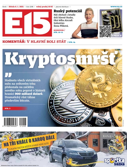 E-magazín E15 - 6.1.2021 - CZECH NEWS CENTER a. s.