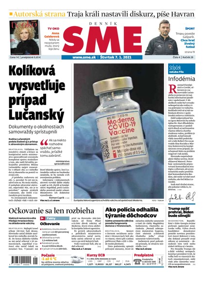 E-magazín SME 7-1-2021 - Petit Press, a.s. 