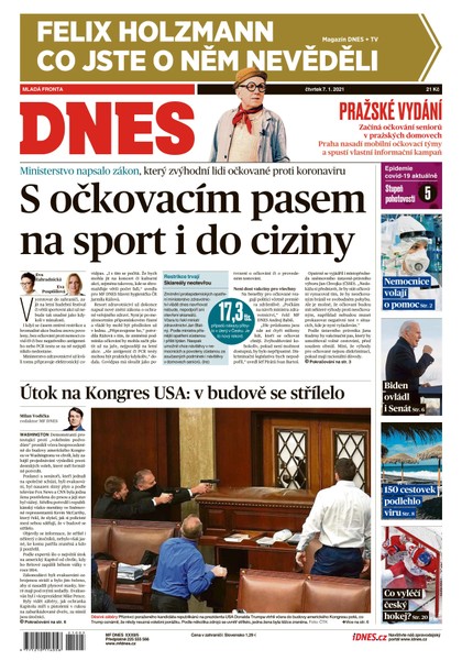 E-magazín MF DNES - 7.1.2021 - MAFRA, a.s.
