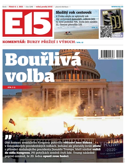 E-magazín E15 - 8.1.2021 - CZECH NEWS CENTER a. s.