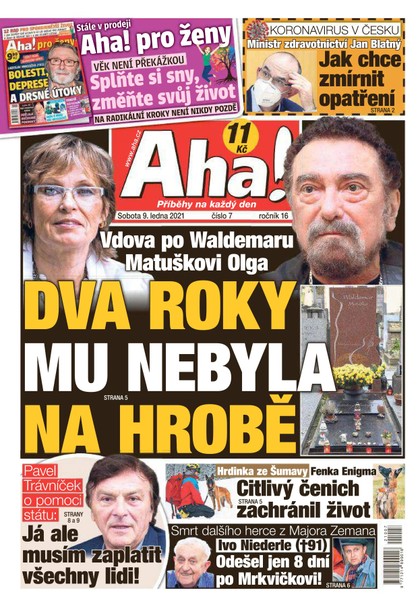E-magazín AHA! - 9.1.2021 - CZECH NEWS CENTER a. s.