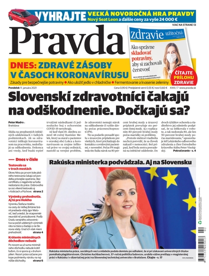 E-magazín Denník Pravda 11. 1. 2021 - OUR MEDIA SR a. s.