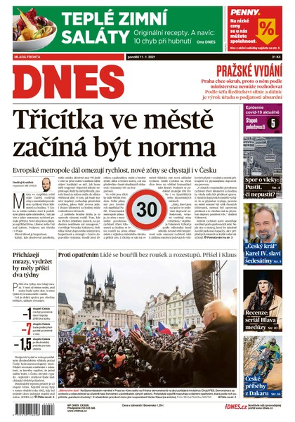 E-magazín MF DNES - 11.1.2021 - MAFRA, a.s.
