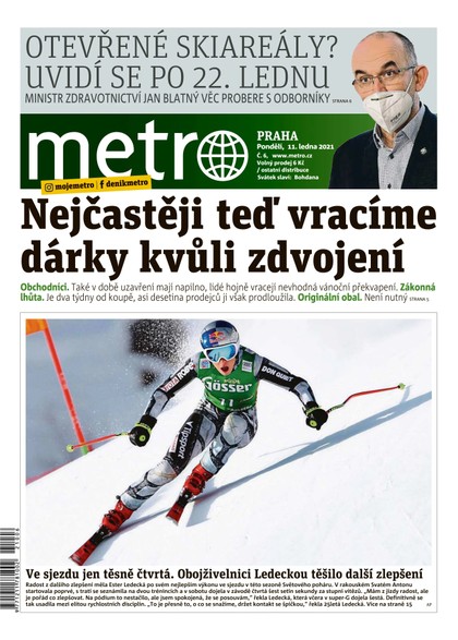 E-magazín METRO - 11.1.2021 - MAFRA, a.s.