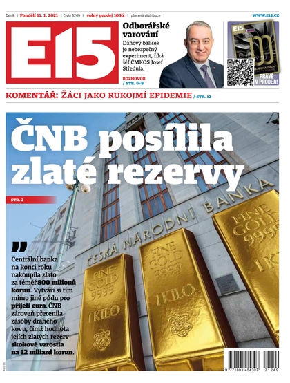 E-magazín E15 - 11.1.2021 - CZECH NEWS CENTER a. s.