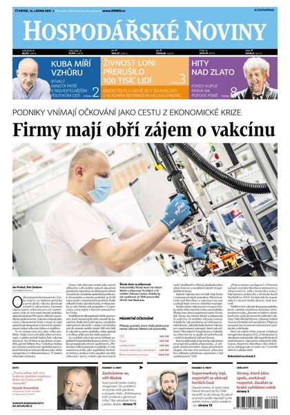E-magazín HN 009 - 14.01.2021 - Economia, a.s.