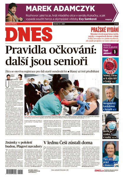 E-magazín MF DNES - 14.1.2021 - MAFRA, a.s.