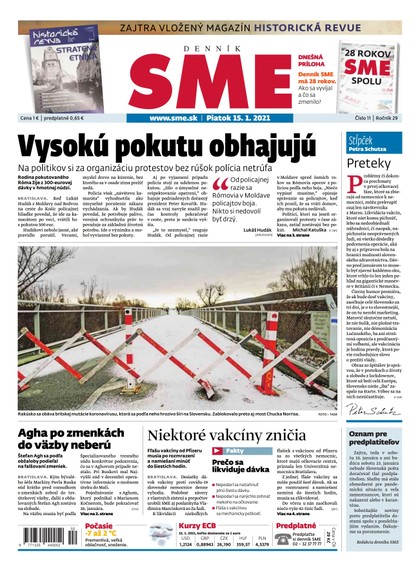 E-magazín SME 15-1-2021 - Petit Press, a.s. 