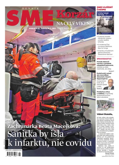 E-magazín SME 16-1-2021 - Petit Press, a.s. 