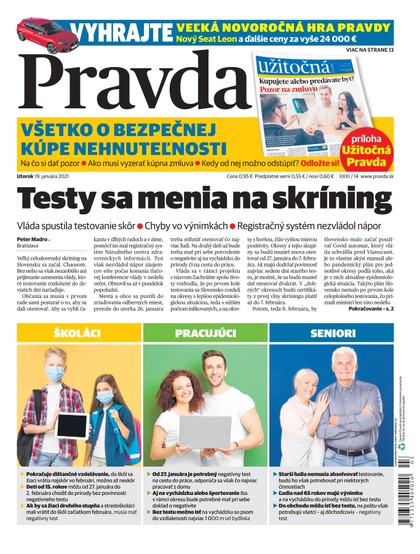 E-magazín Denník Pravda 19. 1. 2021 - OUR MEDIA SR a. s.