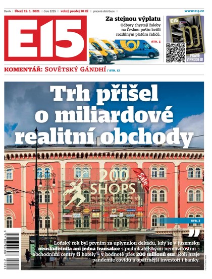 E-magazín E15 - 19.1.2021 - CZECH NEWS CENTER a. s.