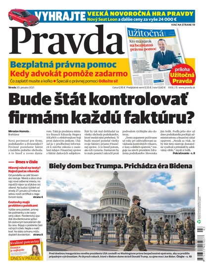 E-magazín Denník Pravda 20. 1. 2021 - OUR MEDIA SR a. s.