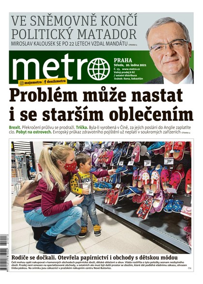 E-magazín METRO - 20.1.2021 - MAFRA, a.s.
