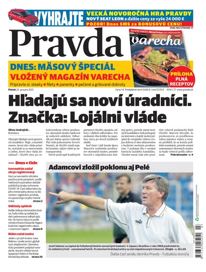 E-magazín Denník Pravda 22. 1. 2021 - OUR MEDIA SR a. s.