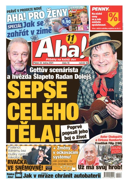 E-magazín AHA! - 22.1.2021 - CZECH NEWS CENTER a. s.