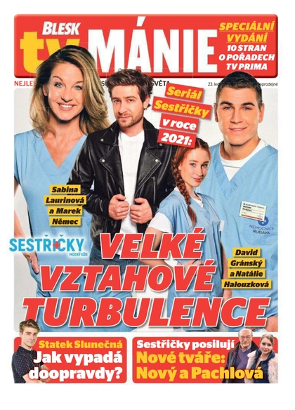 E-magazín Blesk Tv manie - 23.1.2021 - CZECH NEWS CENTER a. s.