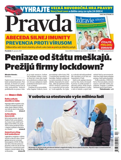 E-magazín Denník Pravda 25. 1. 2021 - OUR MEDIA SR a. s.
