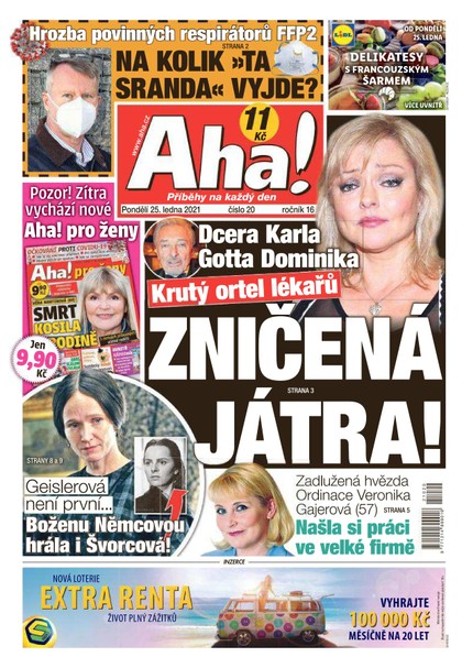E-magazín AHA! - 25.1.2021 - CZECH NEWS CENTER a. s.