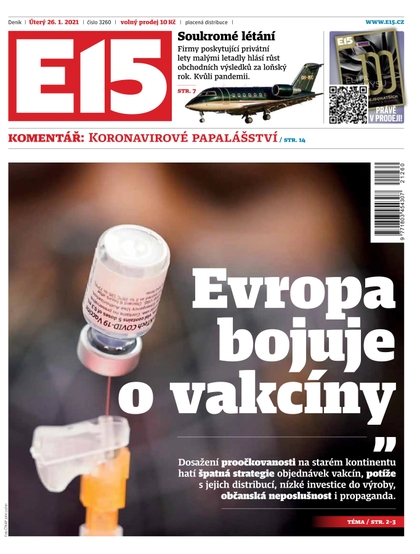 E-magazín E15 - 26.1.2021 - CZECH NEWS CENTER a. s.