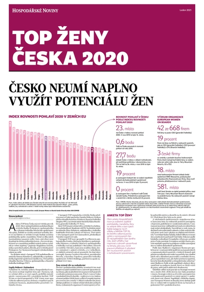 E-magazín HN 018 - 27.1.2021 příloha TOP ženy Česka 2020 - Economia, a.s.