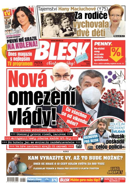 E-magazín Blesk - 29.1.2021 - CZECH NEWS CENTER a. s.